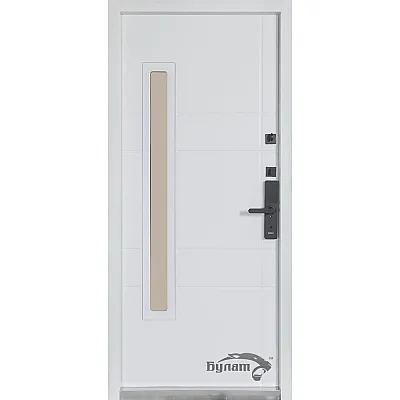 Вхідні Двері Термо Хаус Електро 705/431 Венге темний/Вулична Білий атласний-5