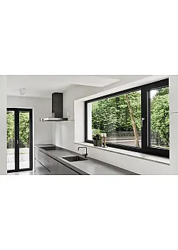 Алюминиевое окно Schuco AWS 50.NI без теплоизоляции глухое 1200*800 мм