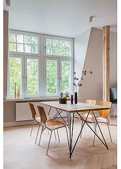 Алюминиевое окно Schuco AWS 50.NI без теплоизоляции глухое 1500*1000 мм