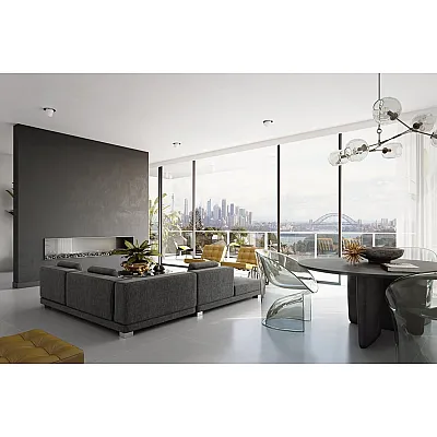 Алюмінієве вікно Schuco AWS 50.NI без теплоізоляції глухе 600*900 мм-0