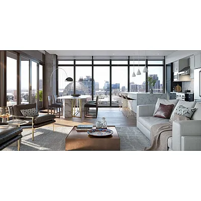 Алюмінієве вікно Schuco AWS 50.NI без теплоізоляції поворотно-відкидне 600*1400 мм-0