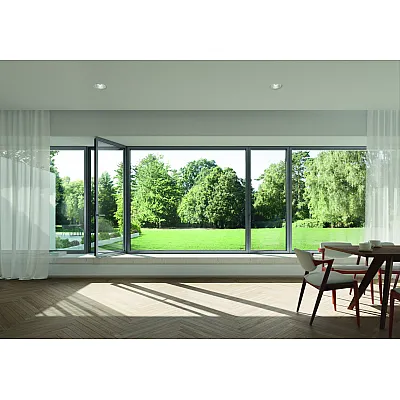 Алюмінієве вікно Schüco AWS 90.SI+ з підвищеною теплоізоляцією поворотно-відкидне 2700*1600 мм-0