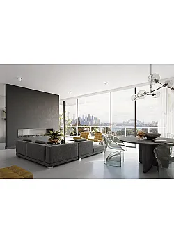 Алюминиевая подъемно-раздвижная система Schüco ASE 70.HI с теплоизоляцией 3500*2200