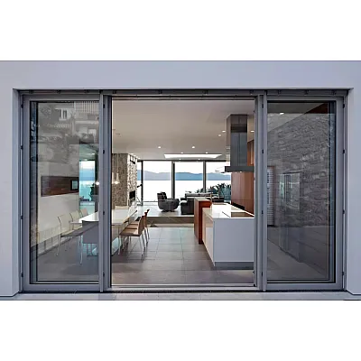 Алюминиевая складная раздвижная система (гармошка) Schüco ASS 70 FD с теплоизоляцией 3000*2000-0