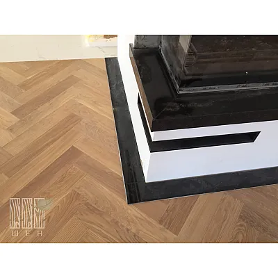 Інженерна дошка Шен ДУБ Англійська ялинка 120 мм Рустік-1