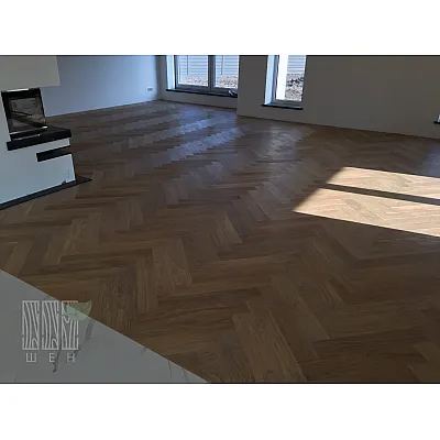 Інженерна дошка Шен ДУБ Англійська ялинка 120 мм Рустік-0