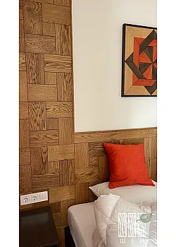 Инженерная доска Шен ДУБ Английская ёлочка 150 мм Селект