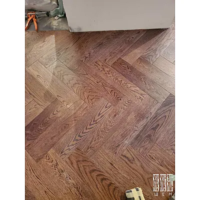 Інженерна дошка Шен ДУБ Англійська ялинка 150 мм Натур-0