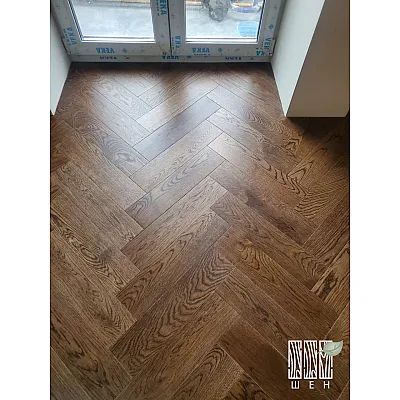 Інженерна дошка Шен ДУБ Англійська ялинка 150 мм Натур-2