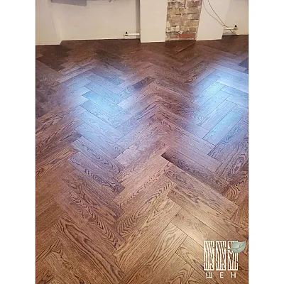 Інженерна дошка Шен ДУБ Англійська ялинка 150 мм Натур-1