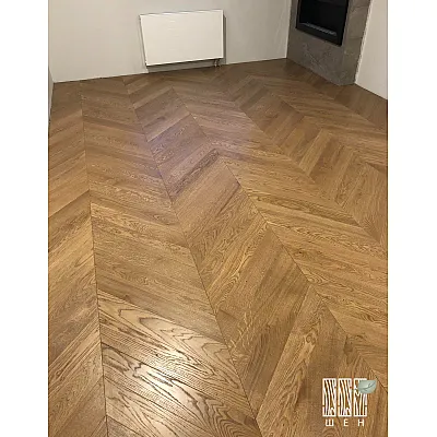 Інженерна дошка Шен ДУБ Французська ялинка 100 мм Натур-1