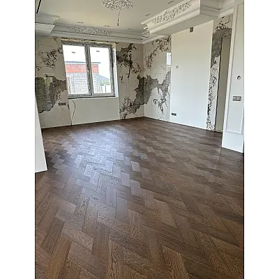 Инженерная доска Шен ДУБ Рижская ёлочка 120 мм Натур-0