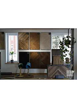 Инженерная доска Шен ДУБ Рижская ёлочка 150 мм Натур