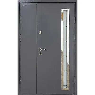 Вхідні Двері Мет/МДФ Склопакет 1200 Преміум Терморозрив Redfort-0