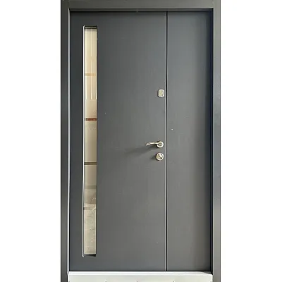 Вхідні Двері Мет/МДФ Склопакет 1200 Преміум Терморозрив Redfort-1