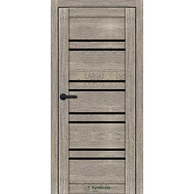 Міжкімнатні Двері SD-ECOTOP-118 BLK Syndicate Ламінатин-0