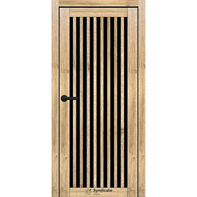 Міжкімнатні Двері SD-ECOTOP-125 BLK Syndicate Ламінатин-0