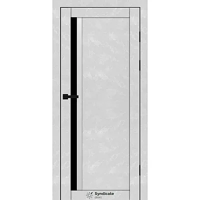 Міжкімнатні Двері SD-PVC-140 BLK Syndicate ПВХ плівка-1