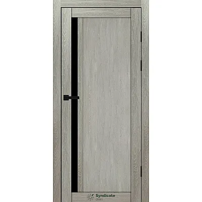 Міжкімнатні Двері SD-PVC-140 BLK Syndicate ПВХ плівка-9