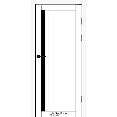 Міжкімнатні Двері SD-PVC-140 BLK Syndicate ПВХ плівка-10
