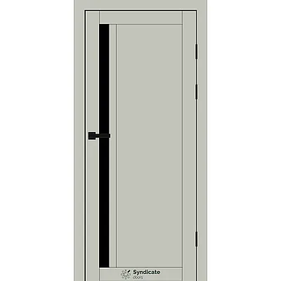Міжкімнатні Двері SD-PVC-140 BLK Syndicate ПВХ плівка-12