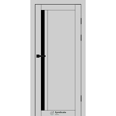 Міжкімнатні Двері SD-PVC-140 BLK Syndicate ПВХ плівка-0