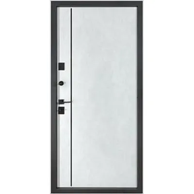 Вхідні Двері ТР-1 RAL RAL 8019/Бетон бежевий Контур Вхідні-1