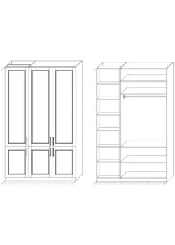 Вариант Шкафа распашного №105 27.02.2026