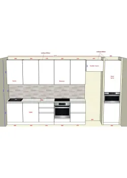 Мебель Вариант Кухни №381 02.03.2026