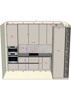 Мебель Вариант Кухни №382 02.03.2026