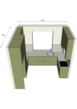 Мебель Вариант Кухни №383 27.02.2026