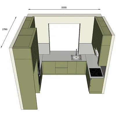 Меблі Варіант Кухні №383 27.02.2026-0