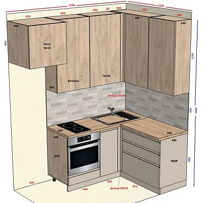 Мебель Вариант Кухни №387 04.03.2026-0