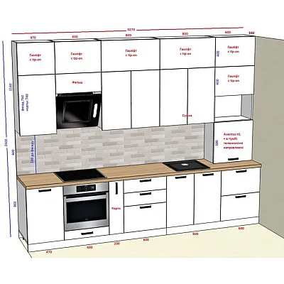Мебель Вариант Кухни №389 05.03.2026-0