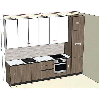 Мебель Вариант Кухни №392 10.03.2026-0