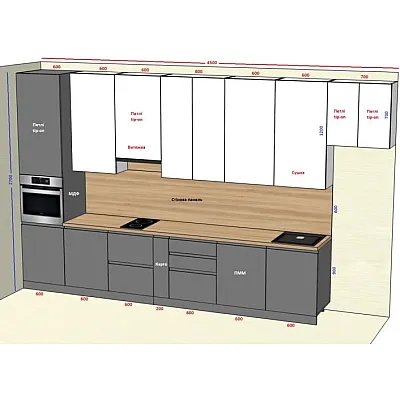Мебель Вариант Кухни №393 10.03.2026-0