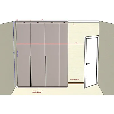 Вариант Шкафа распашного №109 11.03.2026-0