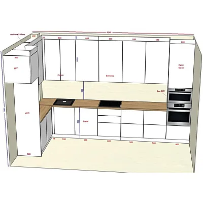 Меблі Варіант Кухні №400 17.03.2026-0