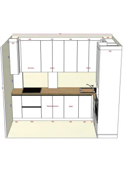 Мебель Вариант Кухни №404 19.03.2026