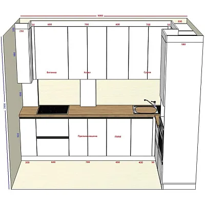Меблі Варіант Кухні №404 19.03.2026-0
