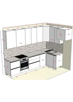 Мебель Вариант Кухни №408 23.03.2026