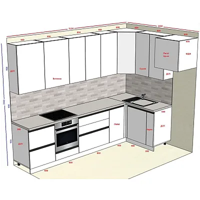 Меблі Варіант Кухні №408 23.03.2026-0