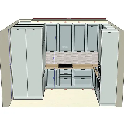 Меблі Варіант Кухні №409 23.03.2026-0
