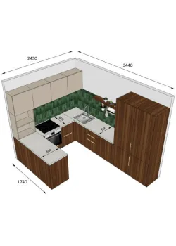 Мебель Вариант Кухни №419 25.03.2026