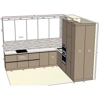 Мебель Вариант Кухни №423 30.03.2026-0