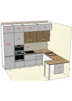 Мебель Вариант Кухни №424 31.03.2026