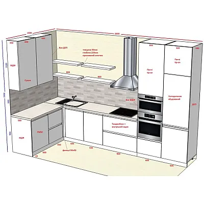 Мебель Вариант Кухни №425 31.03.2026-0