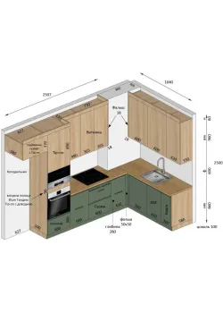 Мебель Вариант Кухни №427 02.04.2026