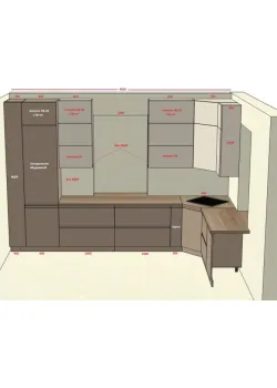 Мебель Вариант Кухни №430 07.04.2026