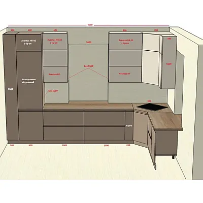 Мебель Вариант Кухни №430 07.04.2026-0